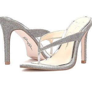 JESSICA SIMPSON Pules Embellished High Heel Sandal